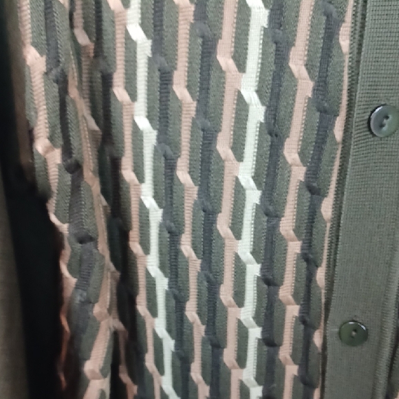 Vintage Michael Irvin 88 Button Down Cable Knit Shirt Size XL - Picture 4 of 10